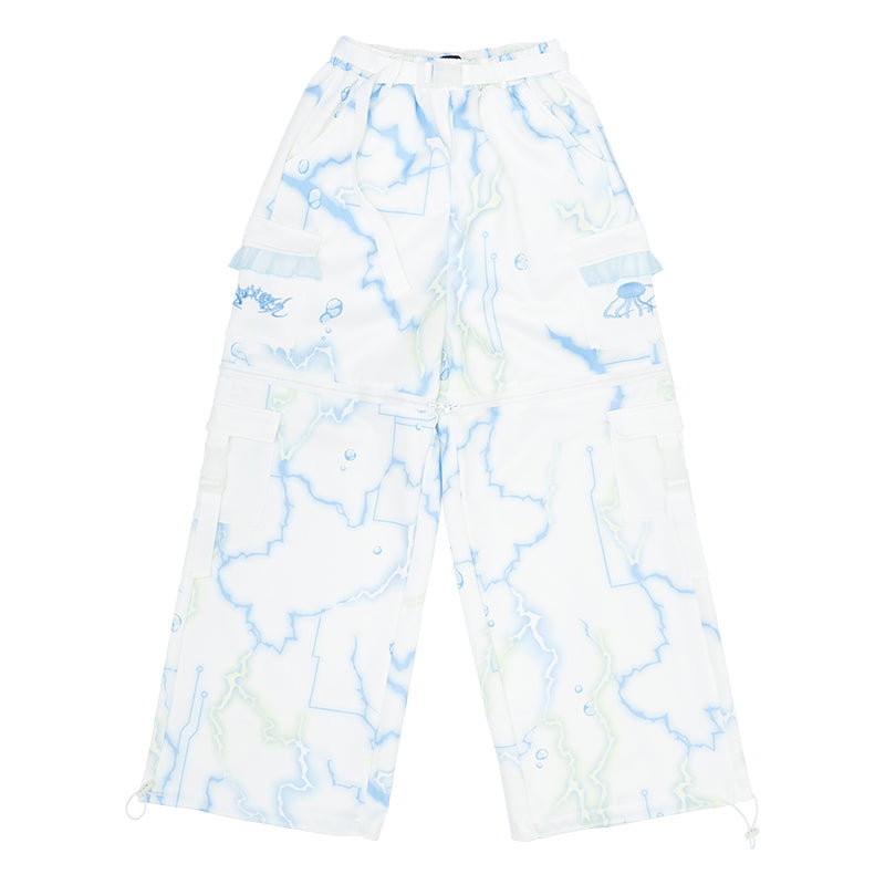 ACDC RAG 해파리 사이버 2WAY 팬츠 · WHITE/PASTEL BLUE · ONE SIZE