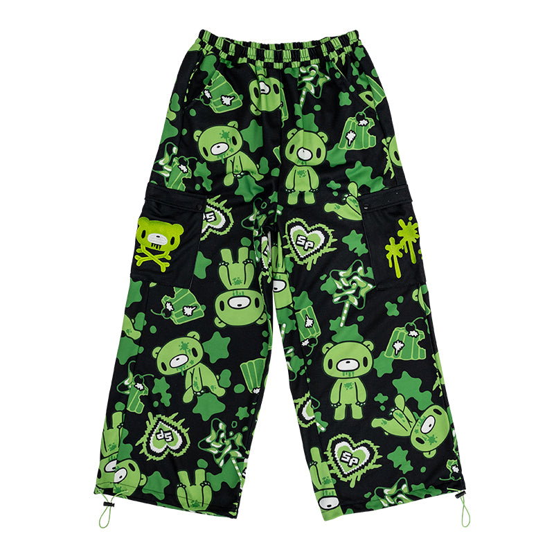 ACDC RAG 글루미 × 소피 파워스 젤리 팬츠 · BLACK/GREEN · ONE SIZE