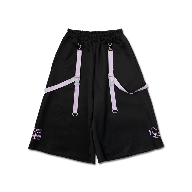 ACDC RAG BLOOD 네로 저지 8부 팬츠 · BLACK/PURPLE · FREE