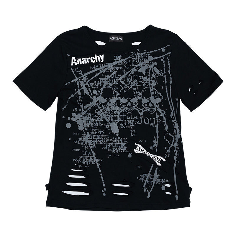 ACDC RAG 아나키 티셔츠 · BLACK · ONE SIZE